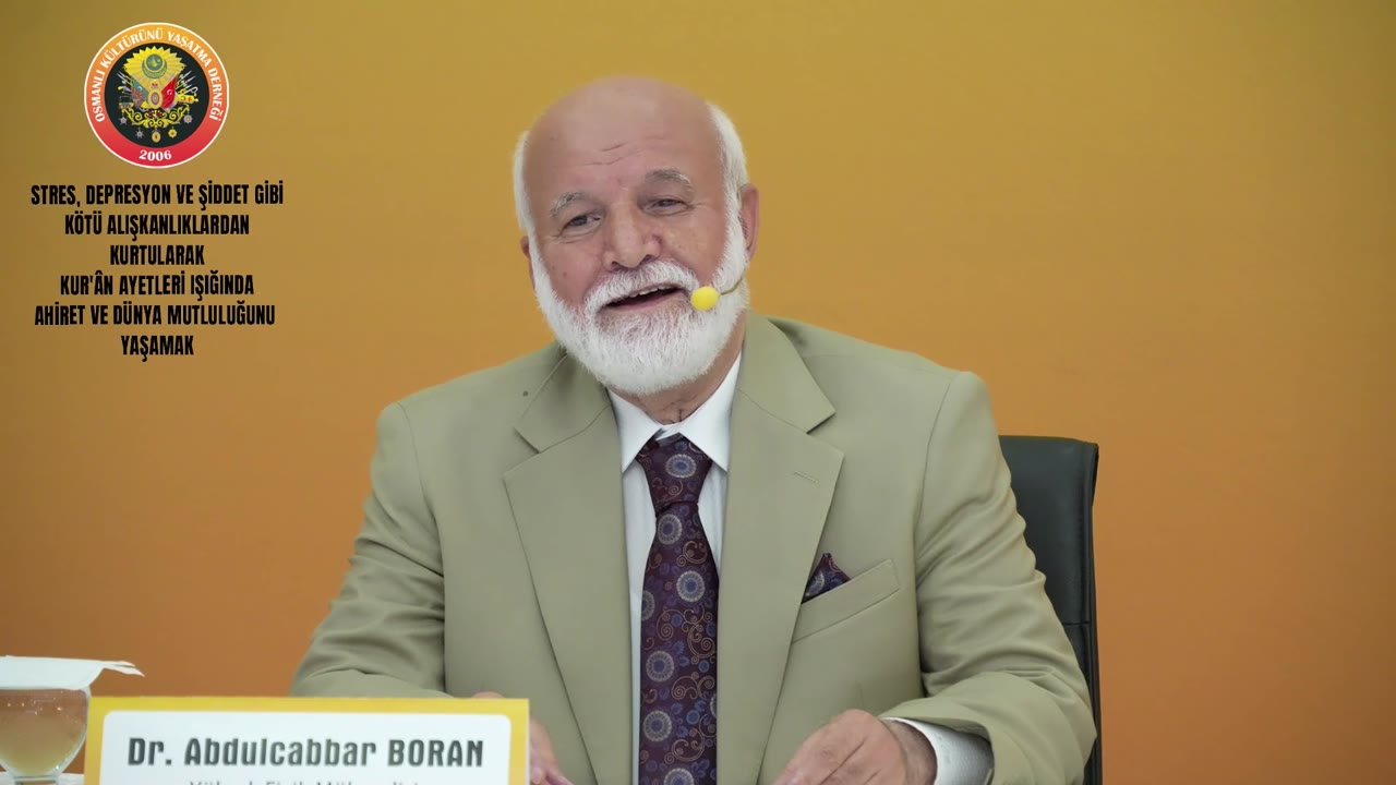 Stres, Depresyon, Şiddet Gibi Kötü Alışkanlıklardan Kurtularak, Kur'an Ayetleriyle Mutluluğu Yaşamak | Niğde